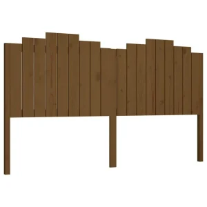 VidaXL Tête De Lit Marron Miel 186x4x110 Cm Bois Massif De Pin mode pas cher 8