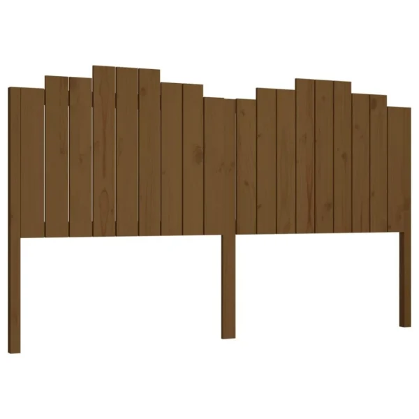 VidaXL Tête De Lit Marron Miel 186x4x110 Cm Bois Massif De Pin mode pas cher 3