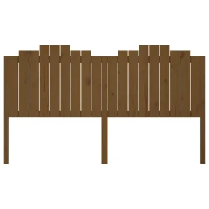 VidaXL Tête De Lit Marron Miel 186x4x110 Cm Bois Massif De Pin mode pas cher 10