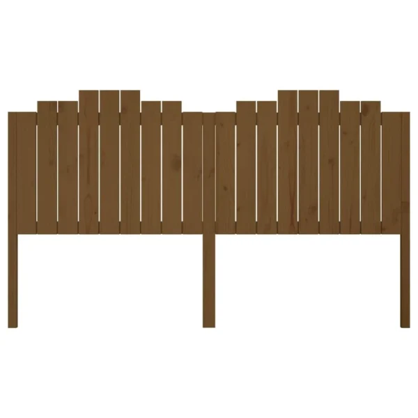 VidaXL Tête De Lit Marron Miel 186x4x110 Cm Bois Massif De Pin mode pas cher 4