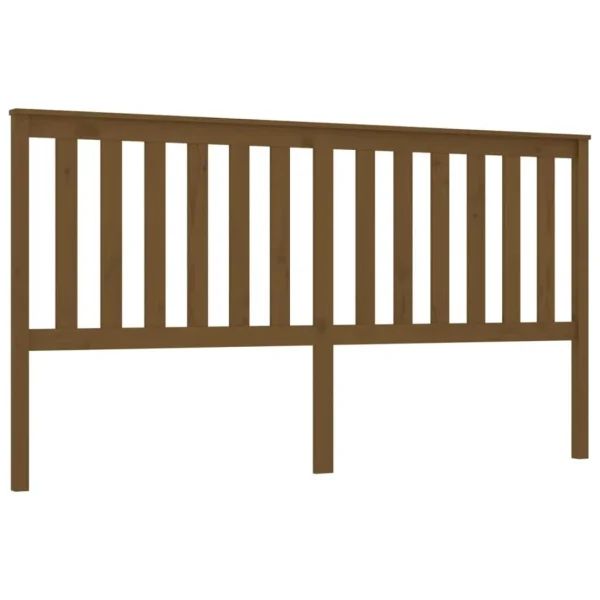 Retour Facile et Gratuit VidaXL Tête De Lit Marron Miel 186x6x101 Cm Bois Massif De Pin 3