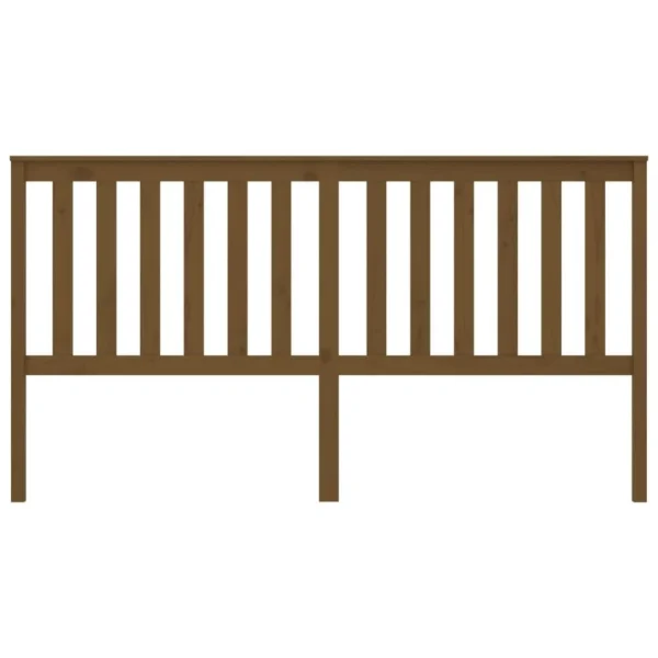 Retour Facile et Gratuit VidaXL Tête De Lit Marron Miel 186x6x101 Cm Bois Massif De Pin 4