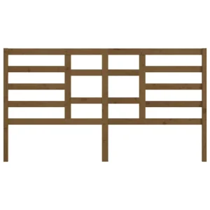 VidaXL Tête De Lit Marron Miel 206x4x104 Cm Bois Massif De Pin excellent qulity 13