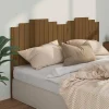 VidaXL Tête De Lit Marron Miel 206x4x110 Cm Bois Massif De Pin Nouvelle Collection 17
