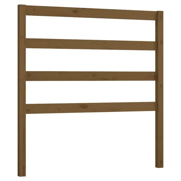VidaXL Tête De Lit Marron Miel 81x4x100 Cm Bois Massif De Pin Pas Cher Magasin Soldes 3