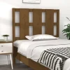 luxe soldes VidaXL Tête De Lit Marron Miel 95,5x4x100 Cm Bois Massif De Pin 17