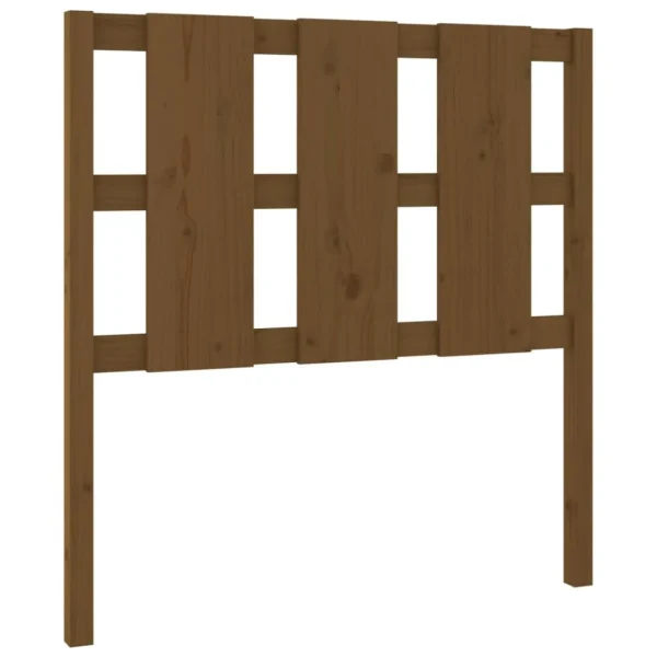 luxe soldes VidaXL Tête De Lit Marron Miel 95,5x4x100 Cm Bois Massif De Pin 3