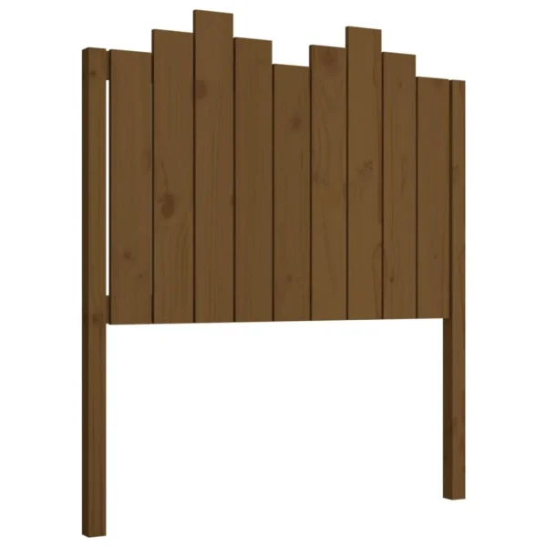VidaXL Tête De Lit Marron Miel 96x4x110 Cm Bois Massif De Pin destockage 3