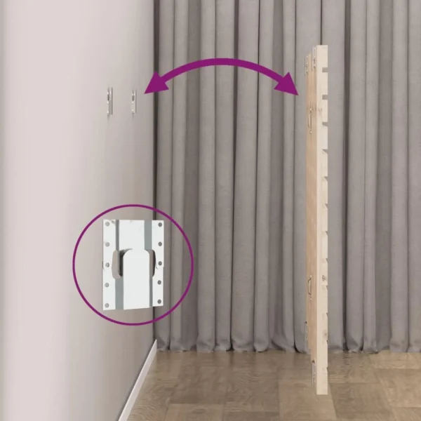 VidaXL Tête De Lit Murale 126x3x91,5 Cm Bois Massif De Pin offre spéciale 6