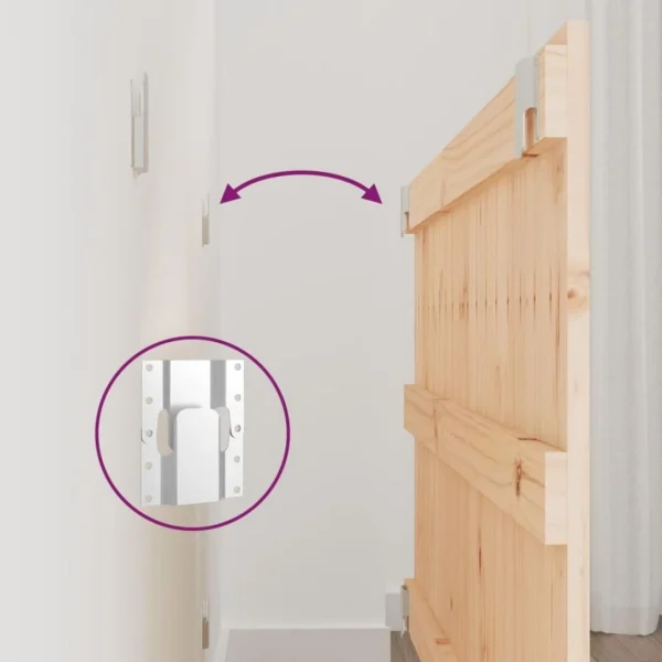 Top ventes VidaXL Tête De Lit Murale 95,5x3x60 Cm Bois Massif De Pin 6