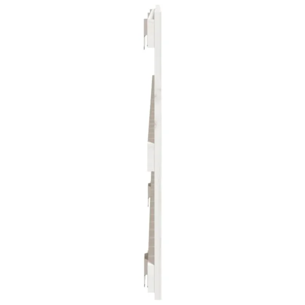 vente luxe pas cher VidaXL Tête De Lit Murale Blanc 127,5x3x60 Cm Bois Massif De Pin 5