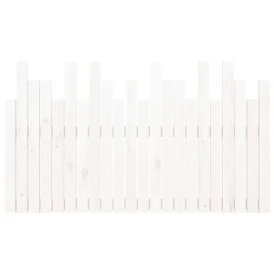 VidaXL Tête De Lit Murale Blanc 140x3x80 Cm Bois Massif De Pin Prestation Et Rapide 13
