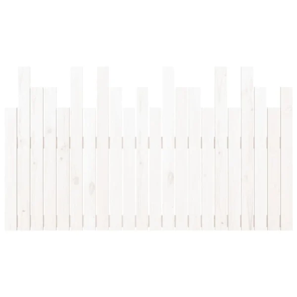 VidaXL Tête De Lit Murale Blanc 140x3x80 Cm Bois Massif De Pin Prestation Et Rapide 5