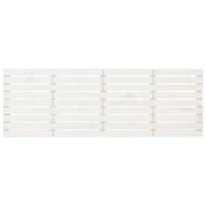 VidaXL Tête De Lit Murale Blanc 206x3x63 Cm Bois Massif De Pin prix pas cher 11