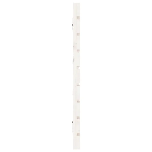 VidaXL Tête De Lit Murale Blanc 206x3x63 Cm Bois Massif De Pin prix pas cher 5