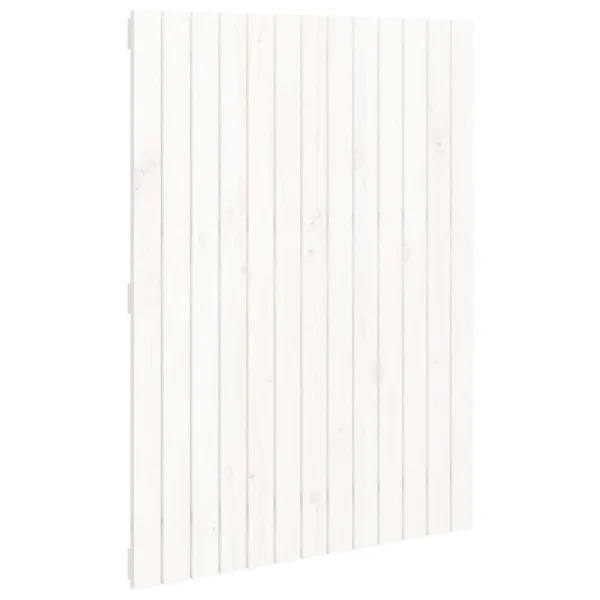 VidaXL Tête De Lit Murale Blanc 82,5x3x110 Cm Bois Massif De Pin vente en ligne 4