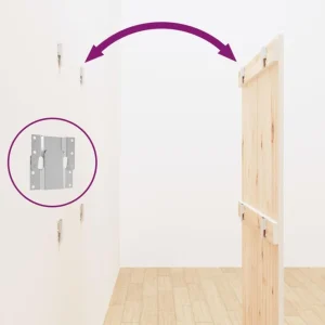 VidaXL Tête De Lit Murale Blanc 82,5x3x110 Cm Bois Massif De Pin vente en ligne 15