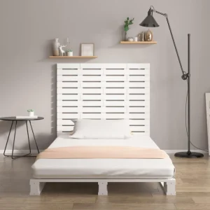VidaXL Tête De Lit Murale Blanc 96x3x91,5 Cm Bois Massif De Pin acheter en ligne 9