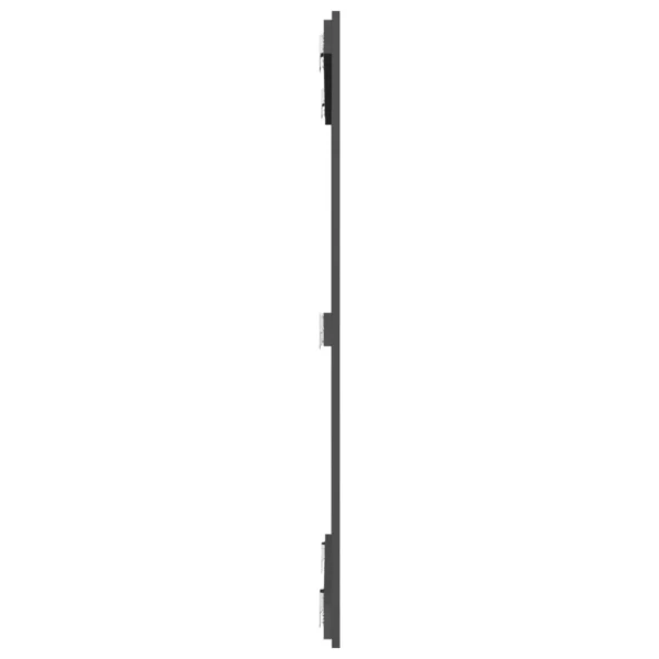 VidaXL Tête De Lit Murale Gris 95,5x3x110 Cm Bois Massif De Pin soldes pas cher 5