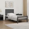 VidaXL Tête De Lit Murale Gris 95,5x3x60 Cm Bois Massif De Pin boutique en ligne 19