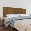 VidaXL Tête De Lit Murale Marron Miel 185x3x60 Cm Bois Massif De Pin mode 19