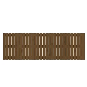 VidaXL Tête De Lit Murale Marron Miel 185x3x60 Cm Bois Massif De Pin mode 11