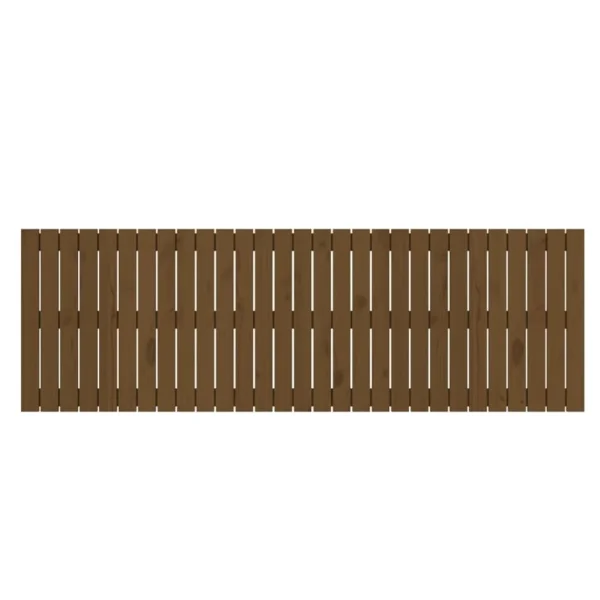 VidaXL Tête De Lit Murale Marron Miel 185x3x60 Cm Bois Massif De Pin mode 4