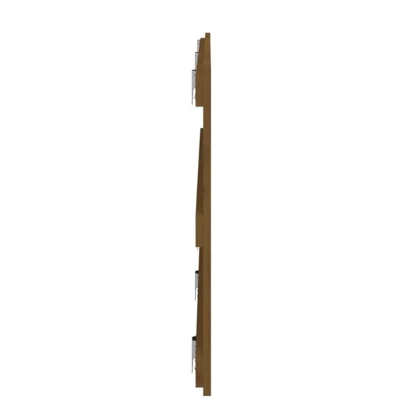 VidaXL Tête De Lit Murale Marron Miel 185x3x60 Cm Bois Massif De Pin mode 5