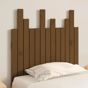 VidaXL Tête De Lit Murale Marron Miel 82,5x3x80 Cm Bois Massif De Pin achat 9
