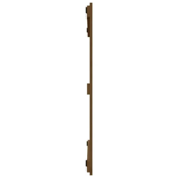 VidaXL Tête De Lit Murale Marron Miel 95,5x3x90 Cm Bois Massif De Pin jusqu'à 5