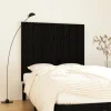 VidaXL Tête De Lit Murale Noir 127,5x3x110 Cm Bois Massif De Pin Boutique officielle 14