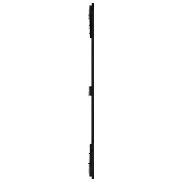 VidaXL Tête De Lit Murale Noir 127,5x3x110 Cm Bois Massif De Pin Boutique officielle 5
