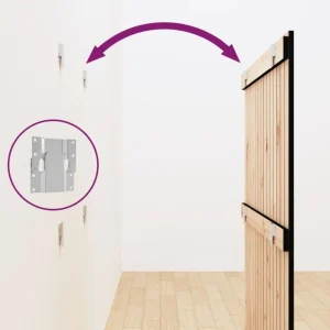 VidaXL Tête De Lit Murale Noir 95,5x3x110 Cm Bois Massif De Pin boutique 15