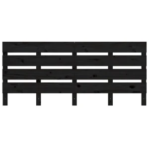 REMISE VidaXL Tête De Lit Noir 120x3x80 Cm Bois Massif De Pin 11