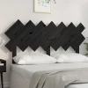 excellente qualité VidaXL Tête De Lit Noir 141x3x80,5 Cm Bois Massif De Pin 16