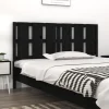VidaXL Tête De Lit Noir 155,5x4x100 Cm Bois Massif De Pin soldes ligne 19