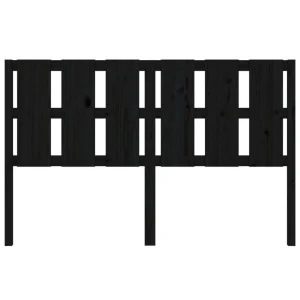VidaXL Tête De Lit Noir 155,5x4x100 Cm Bois Massif De Pin soldes ligne 13