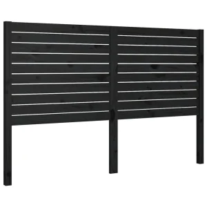 VidaXL Tête De Lit Noir 156x4x100 Cm Bois Massif De Pin commentaire favorable 9