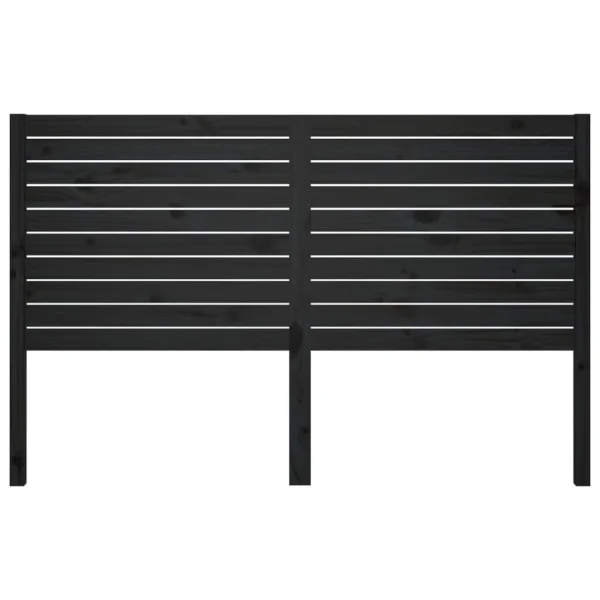 VidaXL Tête De Lit Noir 156x4x100 Cm Bois Massif De Pin commentaire favorable 4