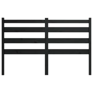 VidaXL Tête De Lit Noir 156x4x100 Cm Bois Massif De Pin grand choix 13