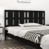 VidaXL Tête De Lit Noir 165,5x4x100 Cm Bois Massif De Pin à prix très bas 17