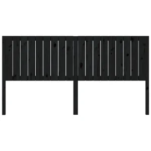 VidaXL Tête De Lit Noir 185,5x4x100 Cm Bois Massif De Pin mode tendance 11
