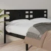 VidaXL Tête De Lit Noir 186x4x100 Cm Bois Massif De Pin De super promotions disponibles 14