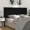 VidaXL Tête De Lit Noir 186x4x100 Cm Bois Massif De Pin en solde 19