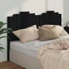VidaXL Tête De Lit Noir 186x4x110 Cm Bois Massif De Pin le grand escompte 17