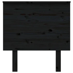 VidaXL Tête De Lit Noir 79x6x82,5 Cm Bois Massif De Pin achat pas cher 11