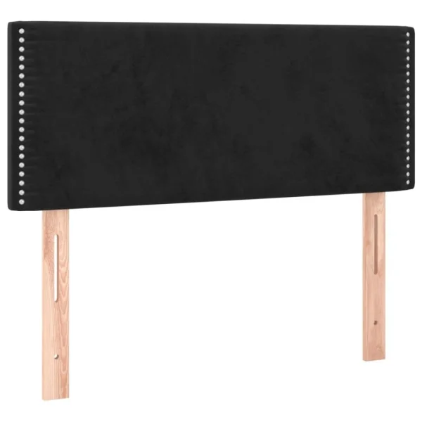 VidaXL Tête De Lit Noir 90x5x78/88 Cm Velours garantis authentique 3