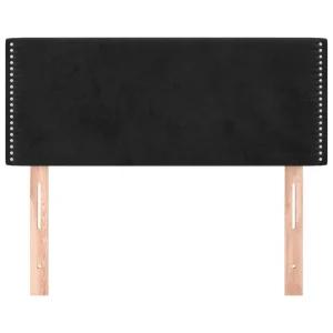 VidaXL Tête De Lit Noir 90x5x78/88 Cm Velours garantis authentique 11