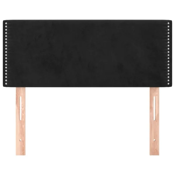 VidaXL Tête De Lit Noir 90x5x78/88 Cm Velours garantis authentique 4