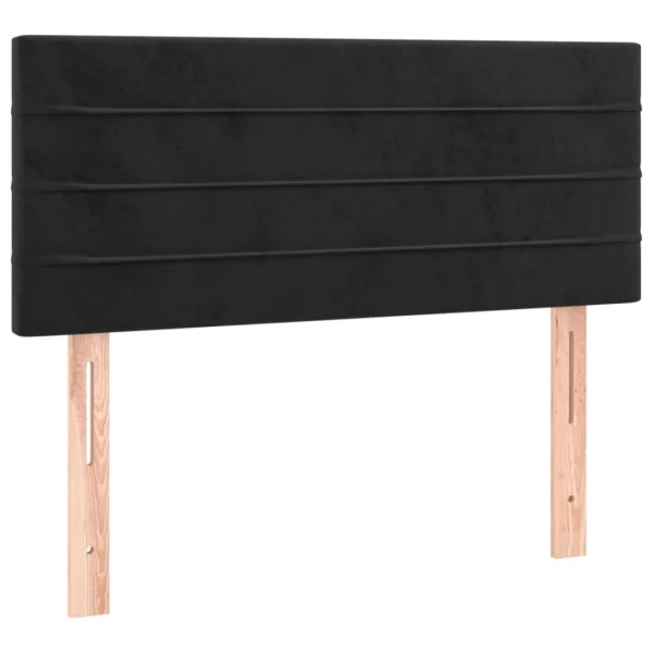 VidaXL Tête De Lit Noir 90x5x78/88 Cm Velours Boutique 3